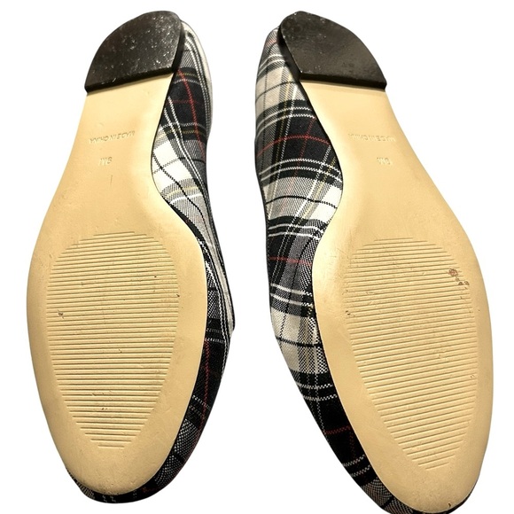 Talbots Georgina Tartan Plaid Flats with Polar Bear Accent – Size 9 M - Picture 6 of 6